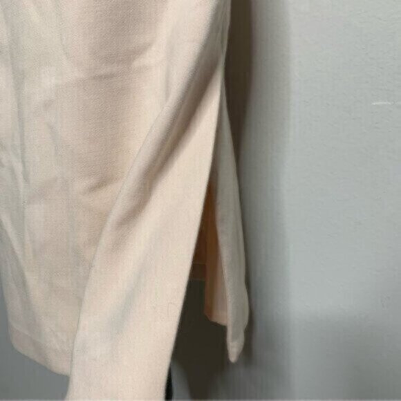 Vince Camuto Light Pink Short Sleeve Sheath Midi Dress Side Slit - Picture 10 of 14